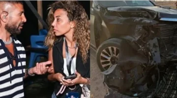 زوجة أحمد سعد تكشف تفاصيل الحادث وتثبت التزامه بالسرعة القانونية وحجم الأضرار الناتجة